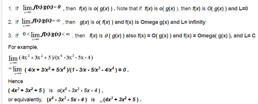 Asymptotic Limit